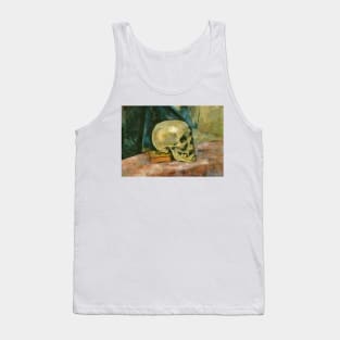 Still Life With Skull by Paul Cezanne Tank Top